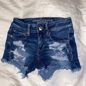 American Eagle super stretch midi shorts